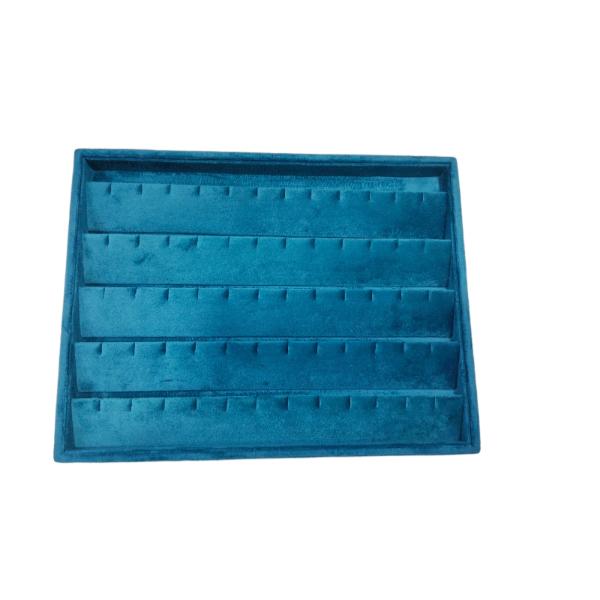 Premium suede velvet jewelry display tray for organizing and showcasing stud earrings, tops, and fashion earrings.