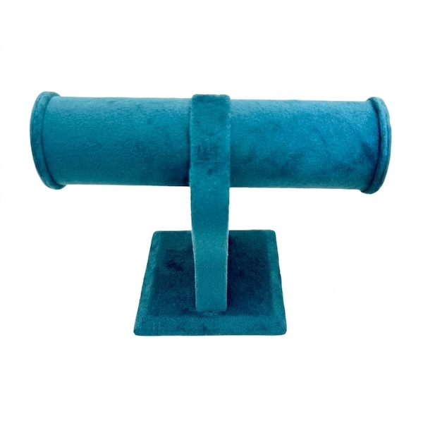 Premium Suede T-Bar Bangle Display Stand | Luxury Jewelry Display Stand