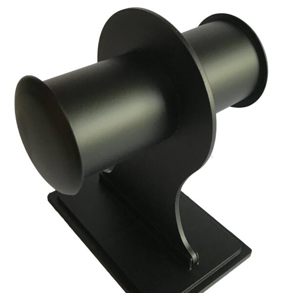 Plastic T-bar display stand for showcasing bangles, bracelets, and watches