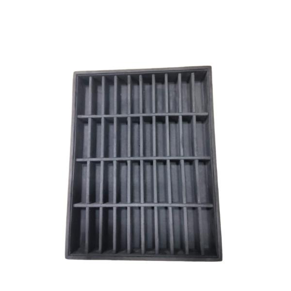 Black 40-Slot Suede Velvet Bangle Display Tray