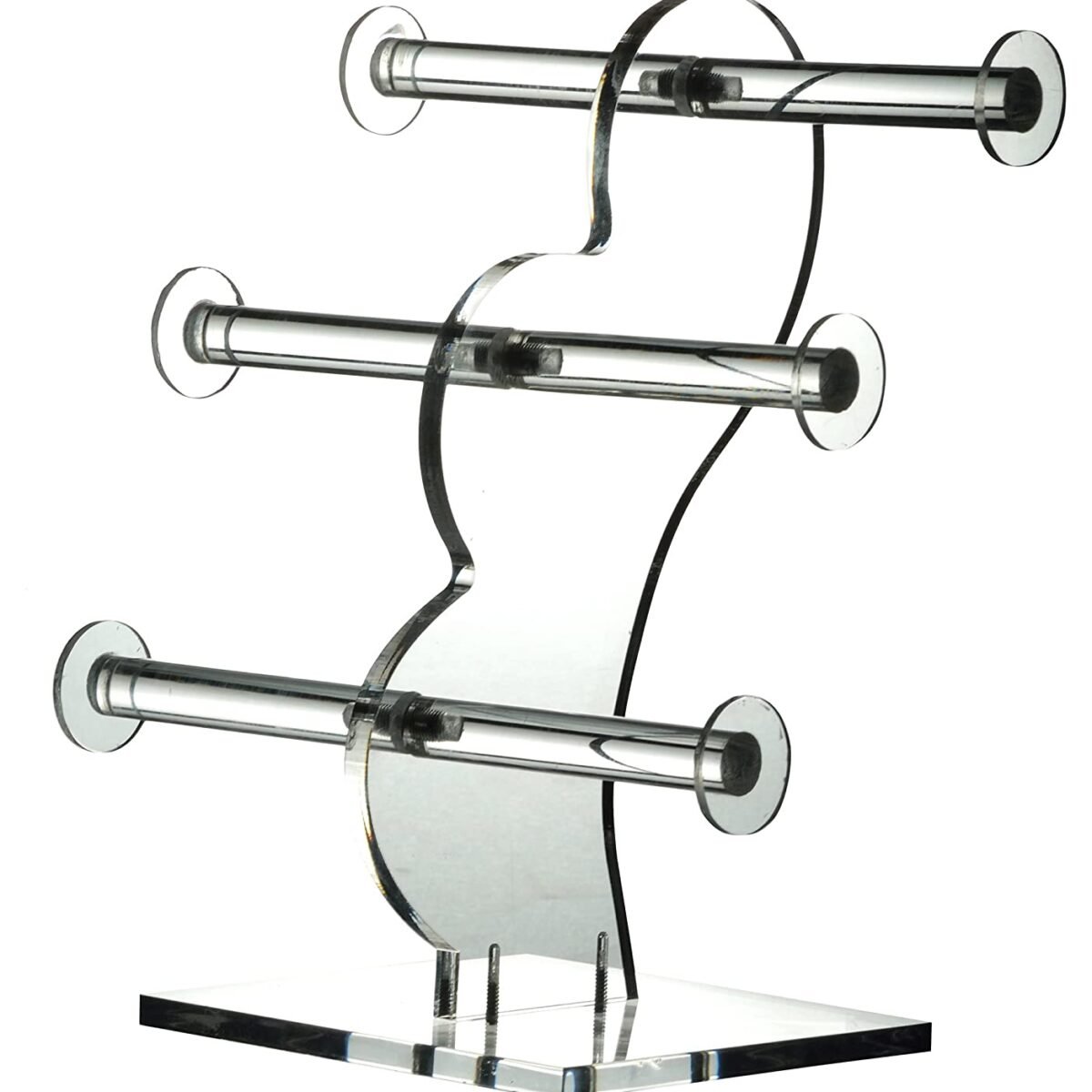 3 Tier Round Acrylic Bangle Display Stand