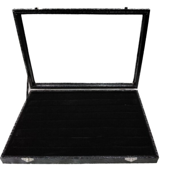 Wooden Ring Display Storage Box – 100 Rings | Jewelry Stock Organizer Case