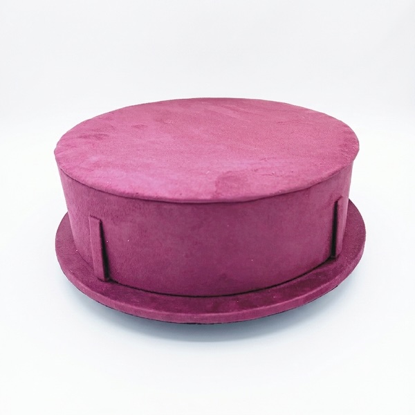 Premium Suede Velvet Bridal Kamar Patta Display Stand | Round Bridal Waist Belt Jewelry Display