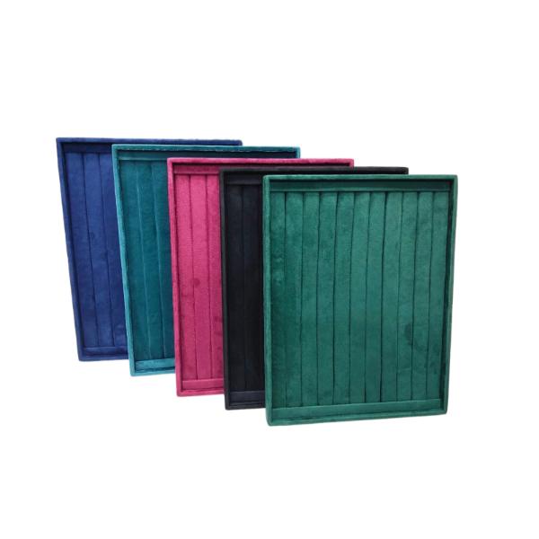 Luxury Suede Finger Ring Display Tray | Luxury Jewelry Trays